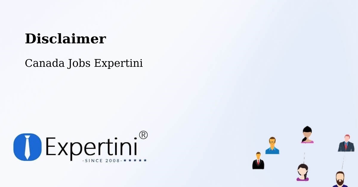 Disclaimer – Lindsay - Canada Jobs Expertini